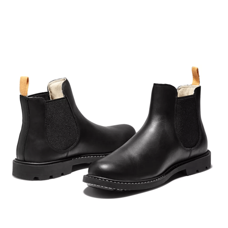 Timberland Belanger Leather Chelsea Boot - Black - MNS