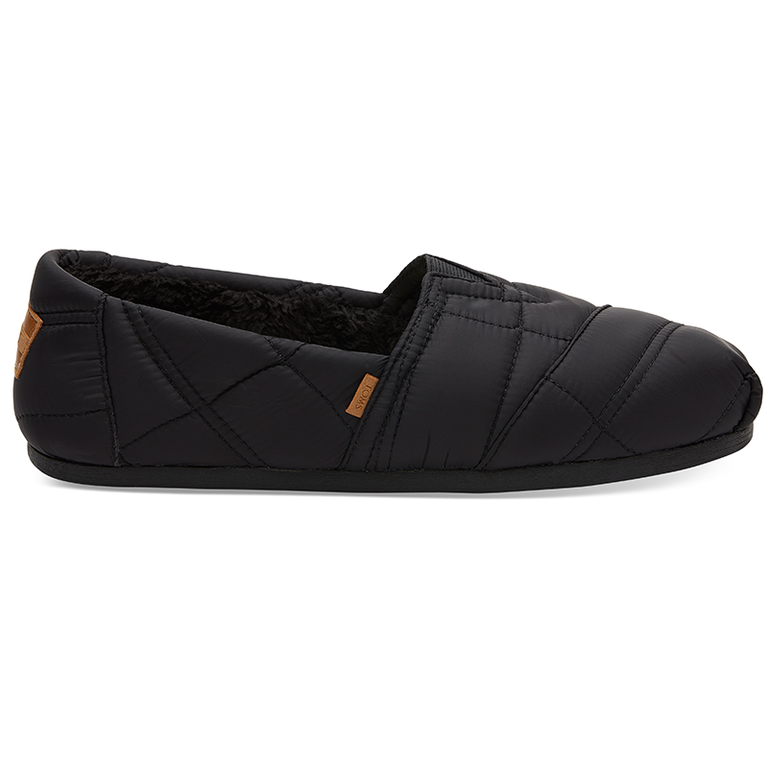 TOMS Alpargata Classic Quilted Slip On - Black - MNS