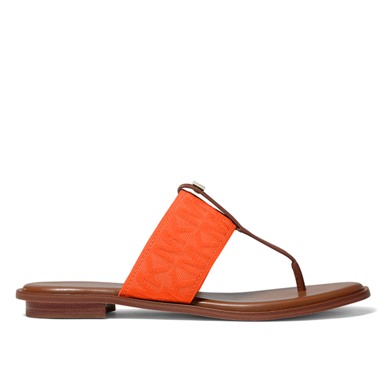 Michael Kors Verity Thong Leather Sandal Clementine BLVD Shoes