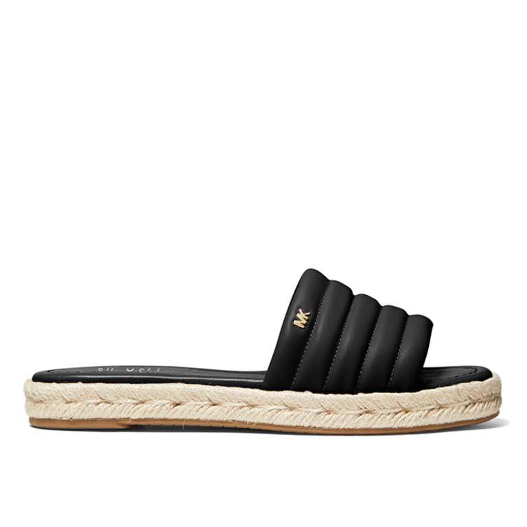 Michael Kors Royce Slide Leather- Black - WMNS