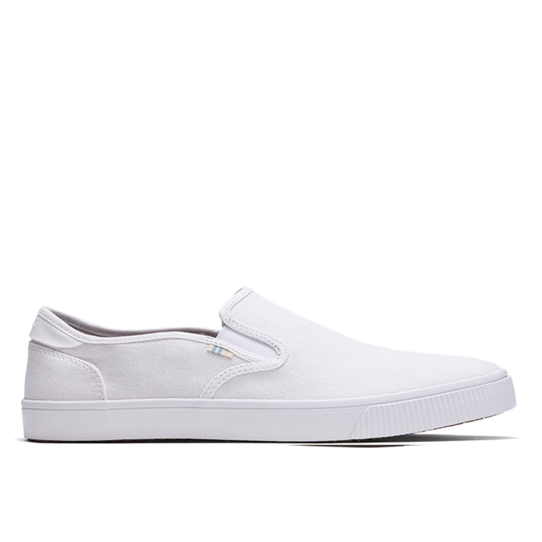 TOMS Baja Canvas Slip On - White - MNS