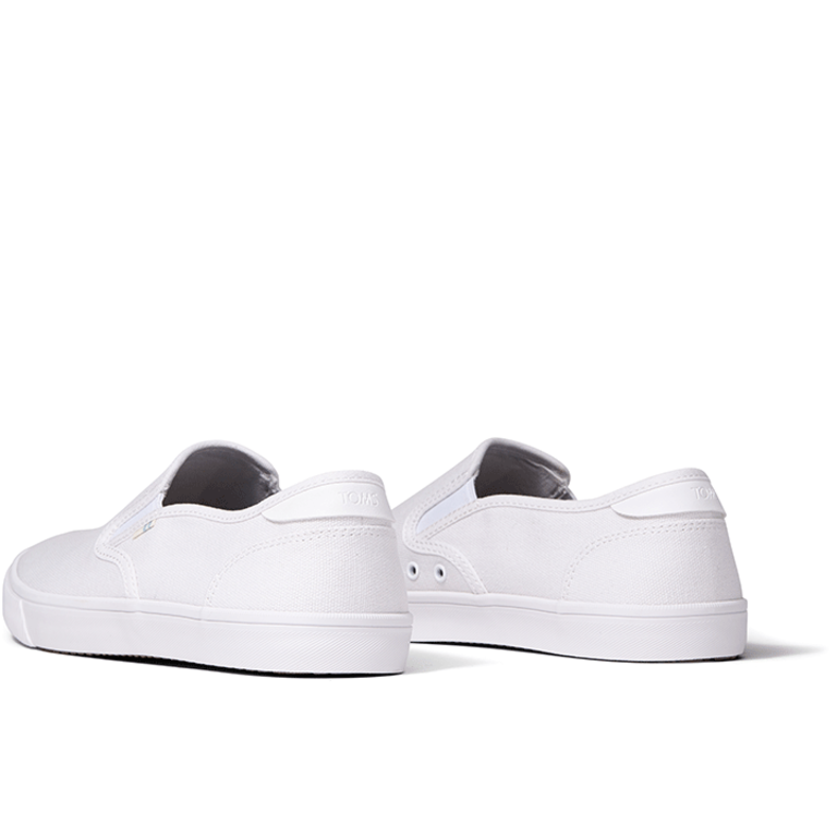 TOMS Baja Canvas Slip On - White - MNS