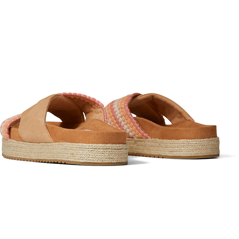 TOMS Paloma Slide - Tan/Multi - WMNS