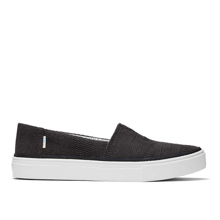 TOMS Parker Slip On - Black - WMNS