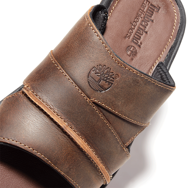 Timberland Originals Leather Slide - Brown - MNS