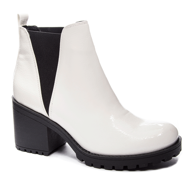 Dirty Laundry Lisbon Boot - White - WMNS