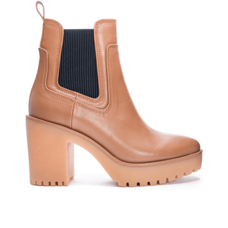 Chinese Laundry Good Day Bootie - Camel Brown - WMNS