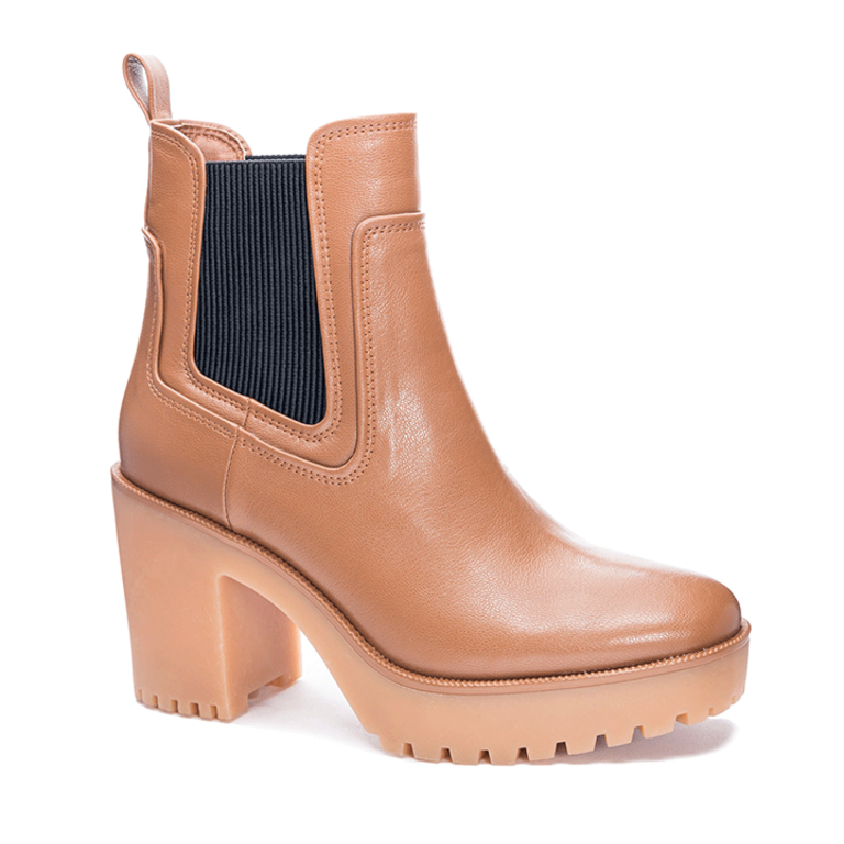 Chinese Laundry Good Day Bootie - Camel Brown - WMNS