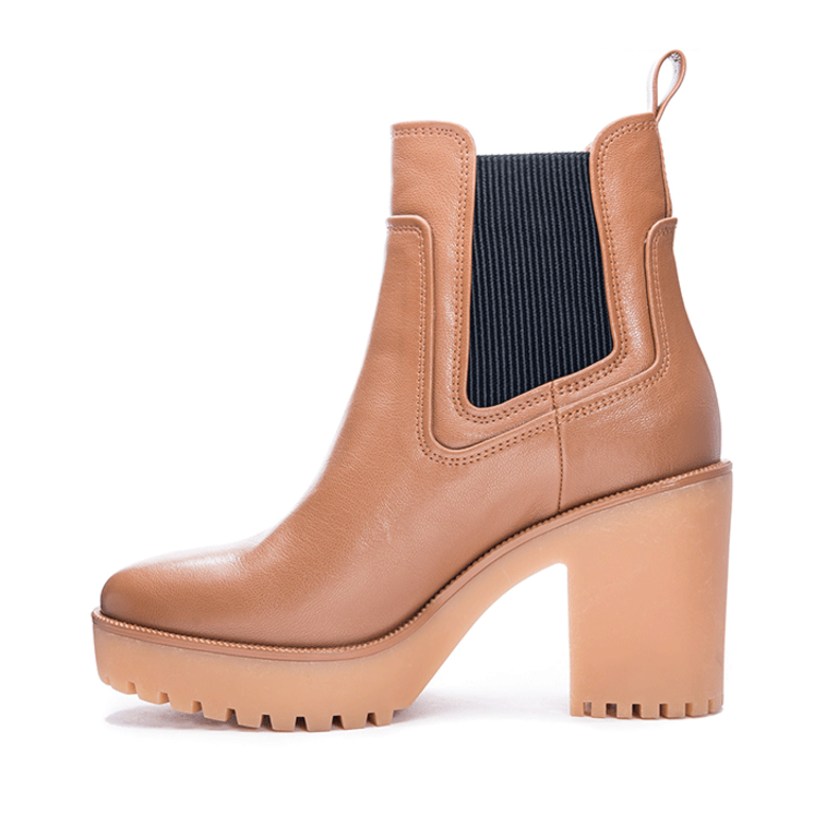 Chinese Laundry Good Day Bootie - Camel Brown - WMNS