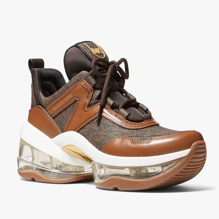 Michael Kors Olympia Extreme Trainer - Luggage Brown - WMNS