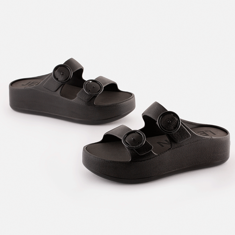 Lemon Jelly Gaia Slide - Black - WMNS