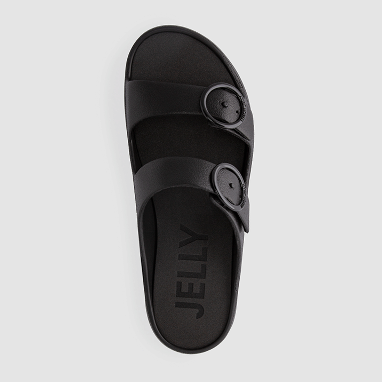 Lemon Jelly Gaia Slide - Black - WMNS