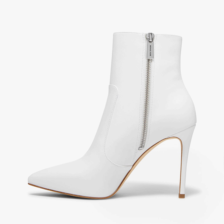 Michael Kors - Rue Stiletto Bootie - Optic White - BLVD Shoes