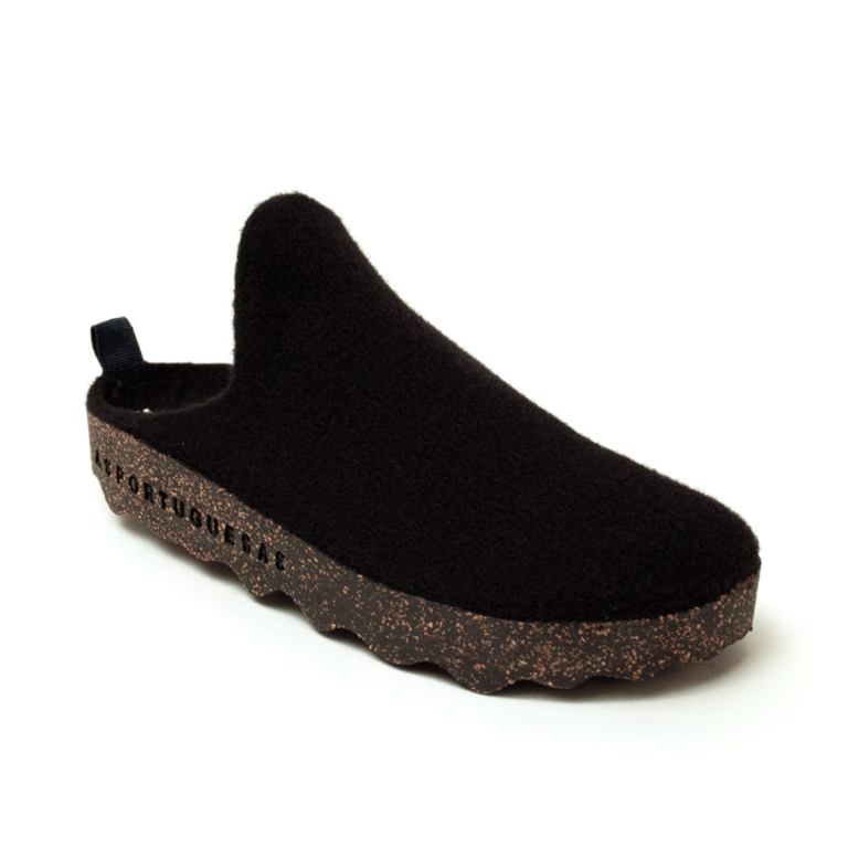 Asportuguesas Asportuguesas - Come Felt Mule - Black