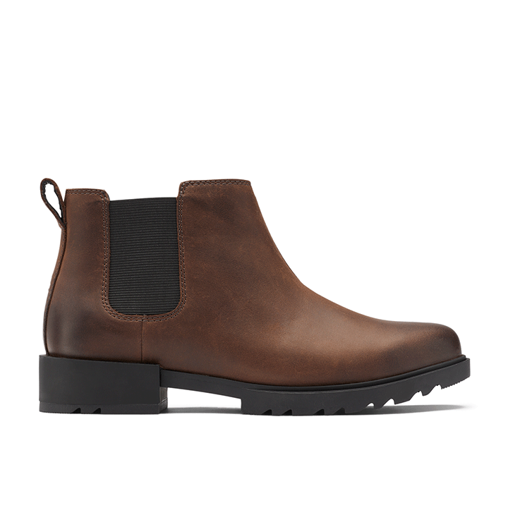 Sorel - Emelie II Chelsea Boot - Dark Brown - BLVD Shoes