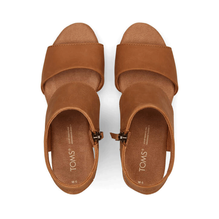 TOMS TOMS - Majorca Platform - Leather Tan