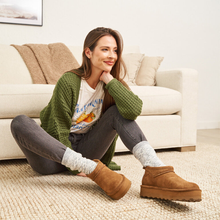 BearPaw Bearpaw Retro Super Shorty Hickory