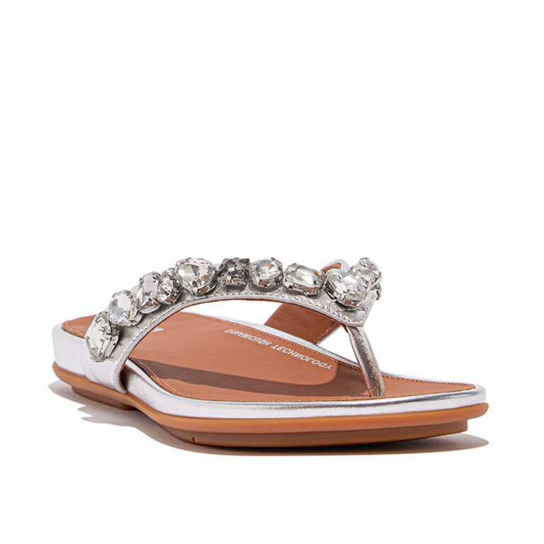 FitFlop FitFlop Gracie-Jewel Toe-Post Sliver