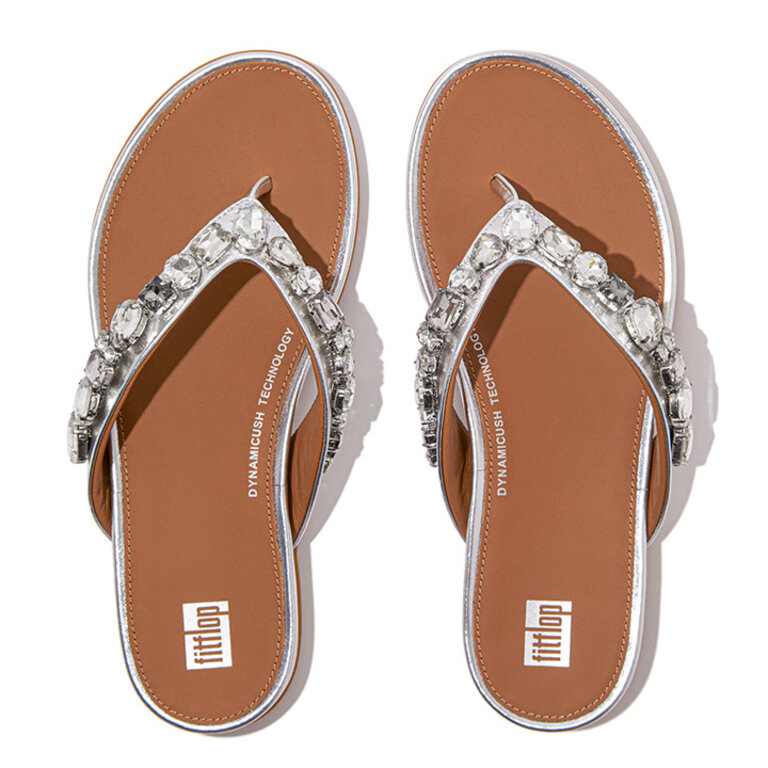 FitFlop FitFlop Gracie-Jewel Toe-Post Sliver