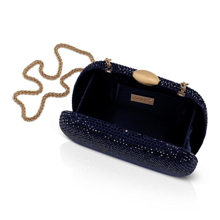 Badgley Mischka Badgley Mischka Jewel - Blossom Crystal Minaudière