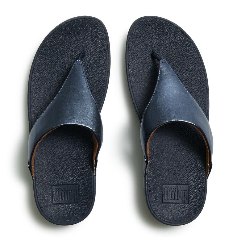 FitFlop FitFlop - Lulu - Metallic Leather Toe-Post Sandals