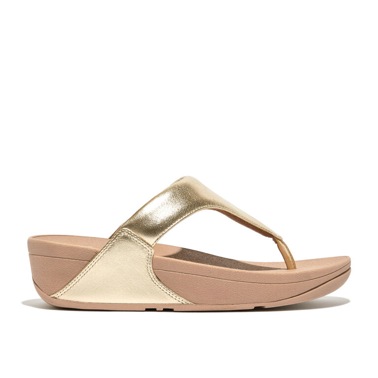 FitFlop FitFlop - Lulu - Metallic Leather Toe-Post Sandals