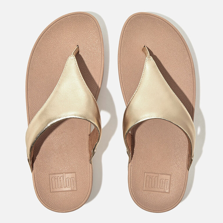 FitFlop FitFlop - Lulu - Metallic Leather Toe-Post Sandals