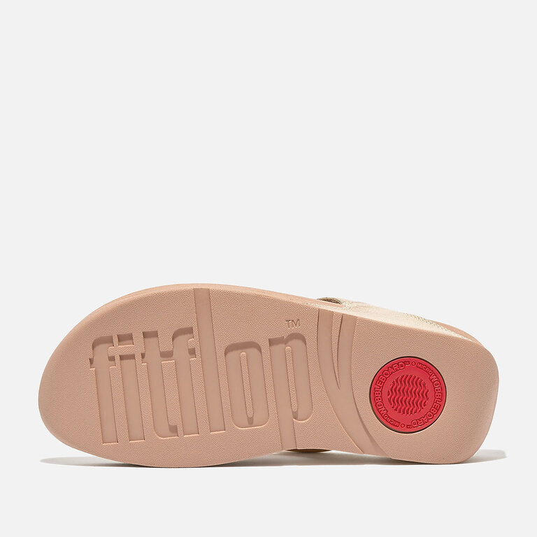 FitFlop FitFlop - Lulu - Metallic Leather Toe-Post Sandals