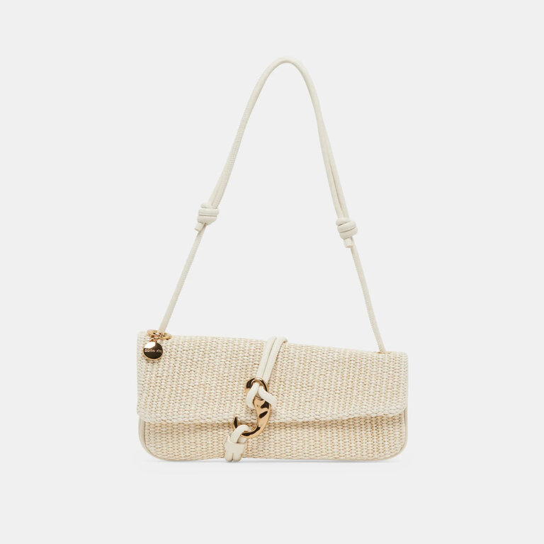 Dolce Vita Dolce Vita - Alice - Raffia Shoulder Bag - Natural Raffia