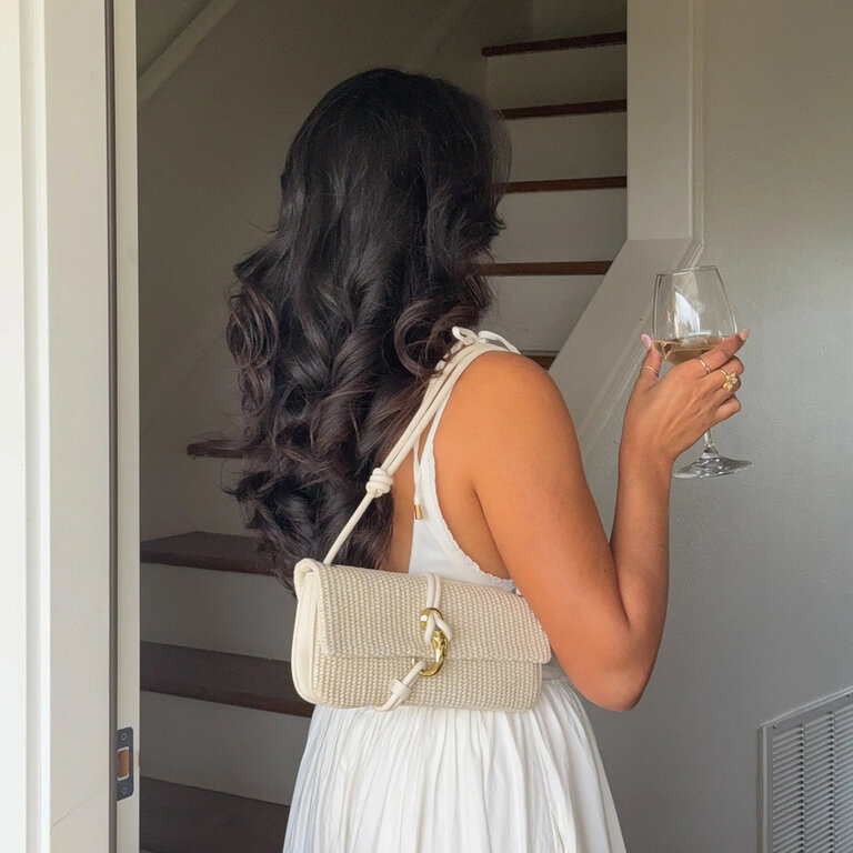 Dolce Vita Dolce Vita - Alice - Raffia Shoulder Bag - Natural Raffia