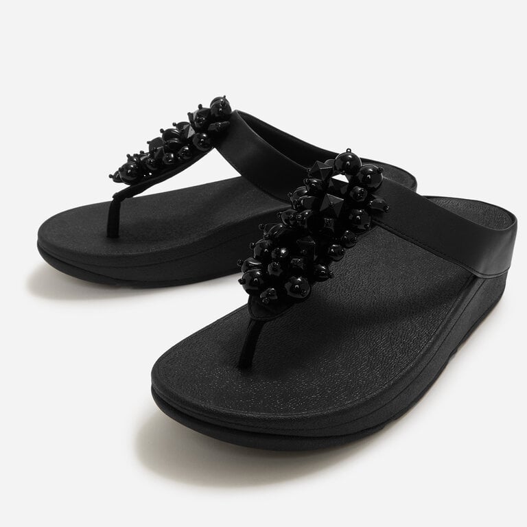 FitFlop FitFlop - Fino - Bead-Cluster Metallic Toe-Post Sandals