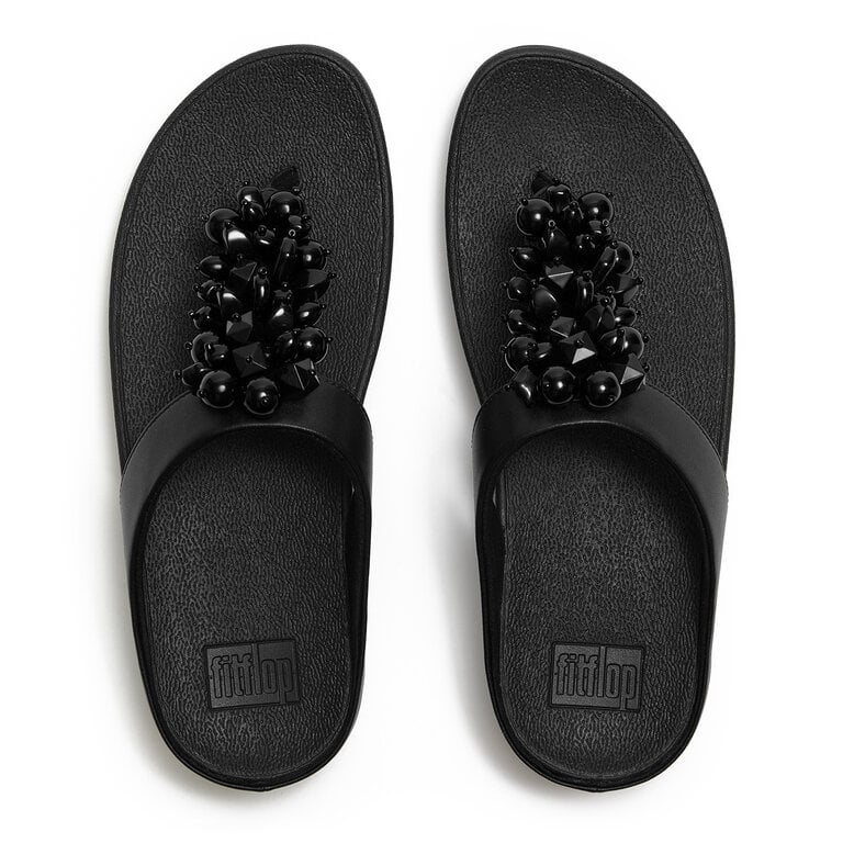 FitFlop FitFlop - Fino - Bead-Cluster Metallic Toe-Post Sandals