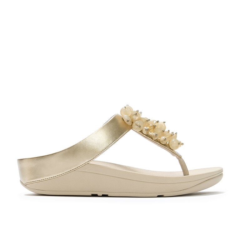 FitFlop FitFlop - Fino - Bead-Cluster Metallic Toe-Post Sandals