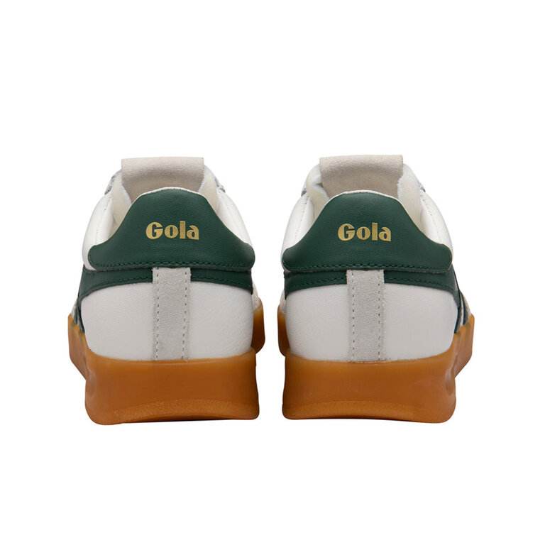 Gola Gola - Cyclone - Leather Sneaker - White/Evergreen/Gum