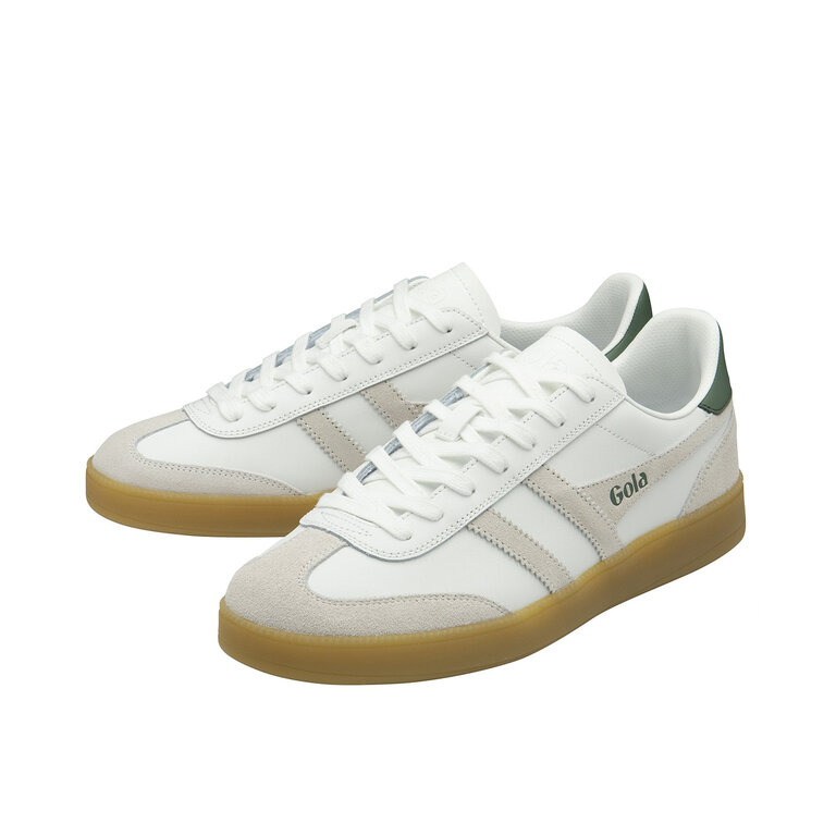 Gola Gola - Viper - Leather Heritage Sneaker - Off White/Evergreen