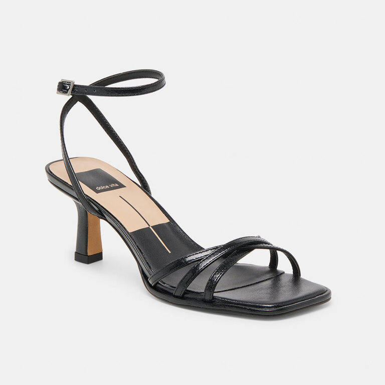 Dolce Vita Dolce Vita - Manji - Patent Leather Heel - Midnight Leather