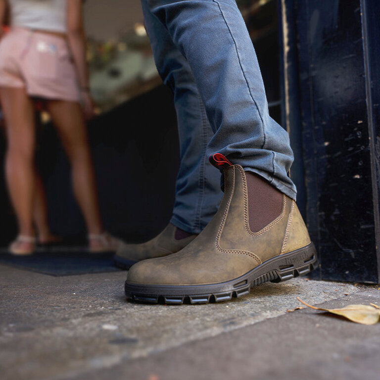 Redback Redback - Bobcat TPU Soft Toe - UBOK Leather Work Boot - Iron Bark