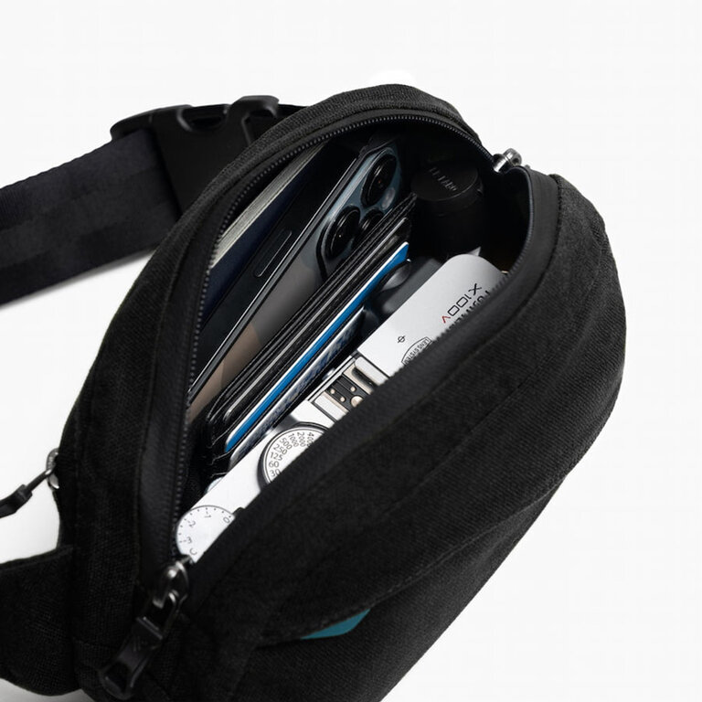 Vessi Vessi - Shoreline Belt Bag 1L - Waterproof Belt Bag - Jet Black
