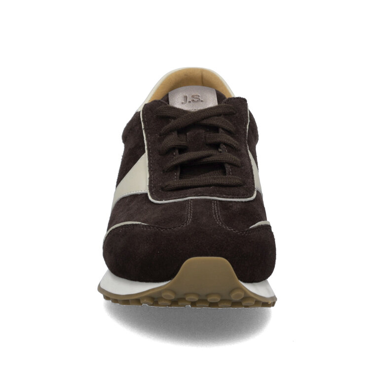 Josef Seibel Josef Seibel - Miley 01 - Retro Leather Trainer - Chocolate Multi