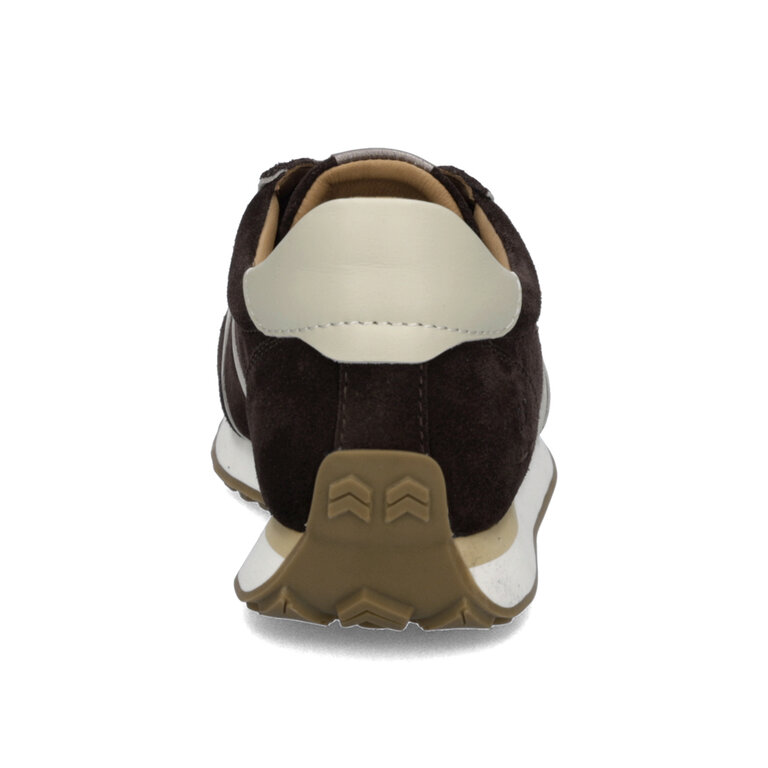 Josef Seibel Josef Seibel - Miley 01 - Retro Leather Trainer - Chocolate Multi