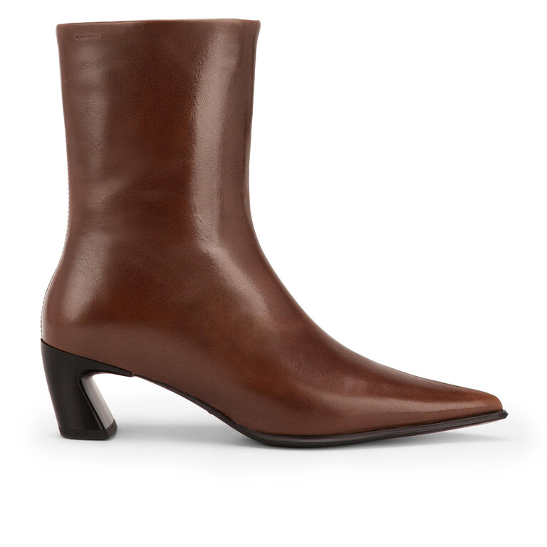 Vagabond Shoemakers Vagabond - Ilona - Pointy Leather Ankle Boot - Black / Brown