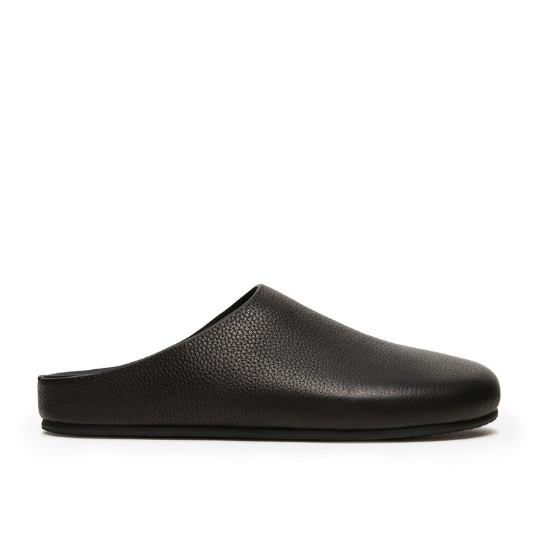 Steve Madden Steve Madden - Fern - Flat Mule - Taupe Suede / Black Leather