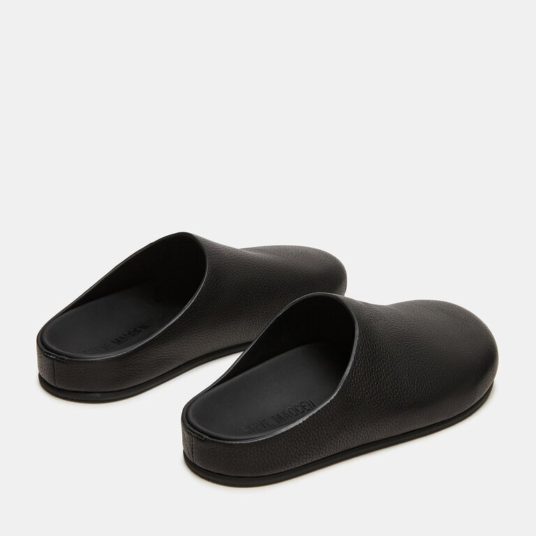 Steve Madden Steve Madden - Fern - Flat Mule - Taupe Suede / Black Leather