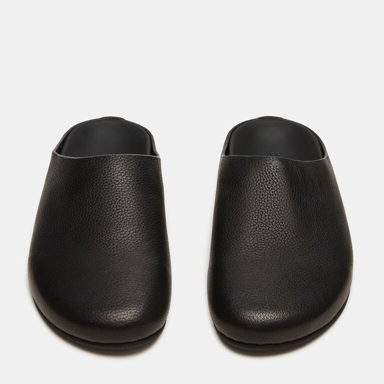 Steve Madden Steve Madden - Fern - Flat Mule - Taupe Suede / Black Leather