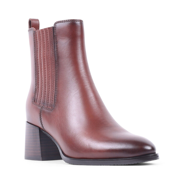 Blondo Blondo - Annalise - Waterproof Leather Boot - Whiskey Brown / Black Leather