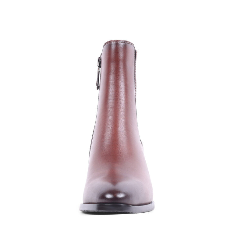 Blondo Blondo - Annalise - Waterproof Leather Boot - Whiskey Brown / Black Leather