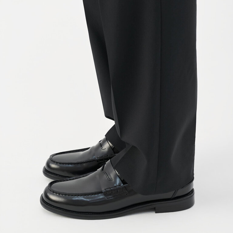 Vagabond Shoemakers Vagabond - Steven - Men's Penny Loafer - Black Leather / Cocoa Brown Suede