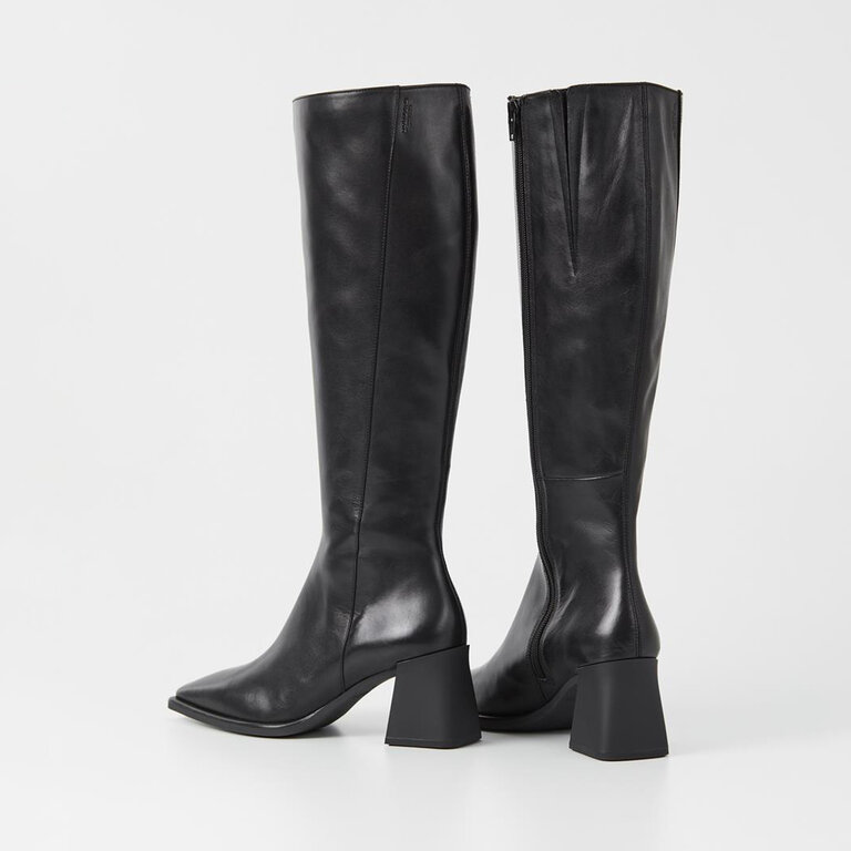 Vagabond Shoemakers Vagabond - Hedda - Knee-High Leather Boot - Black