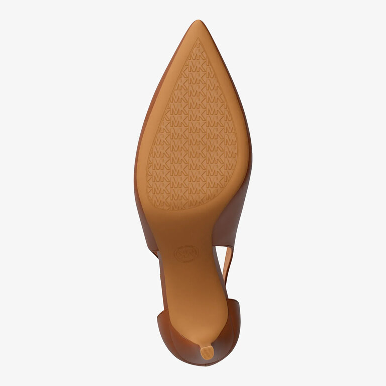 Michael Kors Michael Kors - Rachel Flex - Leather Pump - Luggage Brown / Black-Brown