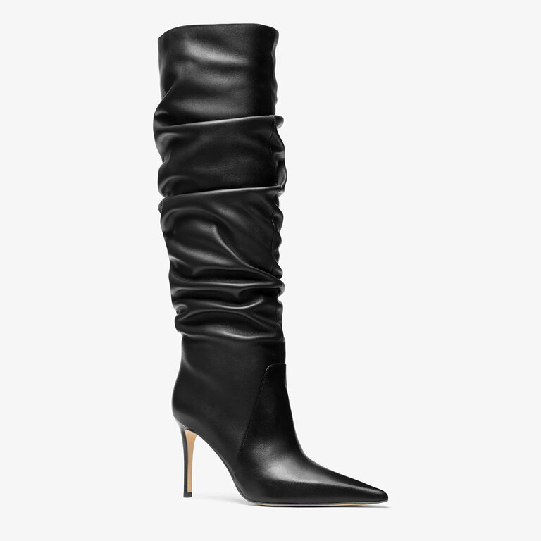 Michael Kors Michael Kors - Dawn - Knee-High Leather Boot - Black
